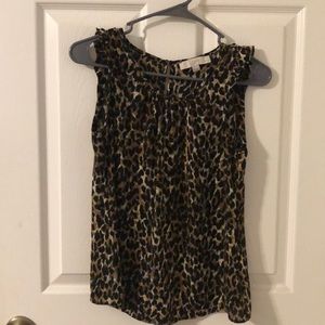 Animal print blouse Loft